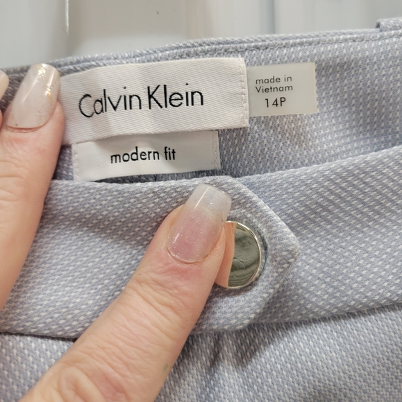 NWT Calvin Klein light Powder Dress Pants trousers. 👀 NICE! 14p - Picture 6 of 16
